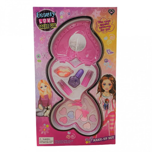 Maquillaje Corazon Espejo Grande Dream Girl Caja Plasticos Asociados  x 1 