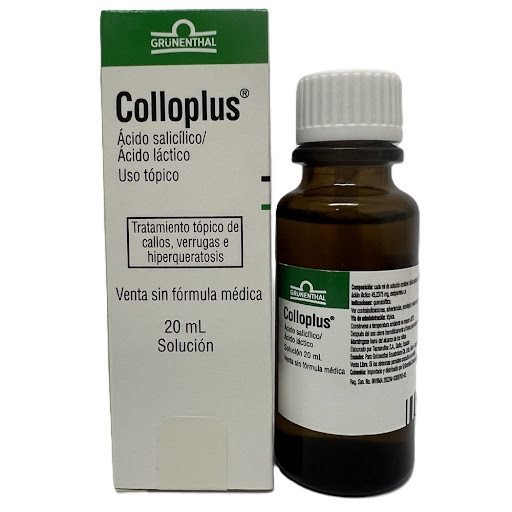 Colloplus Acido Salicilico / Acido Lactico Grunenthal Tratamiento Topico Caja x 20 ml