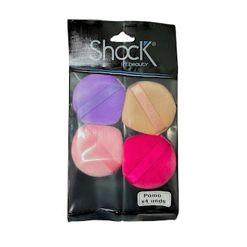 Pomo Shock Polvos Multicolor x 4 und  