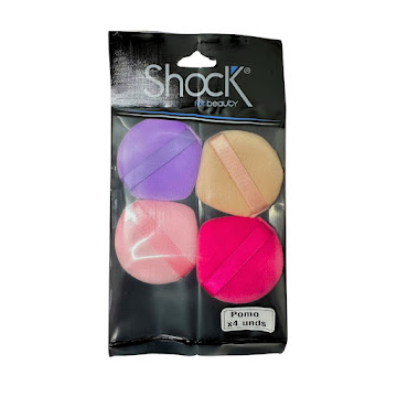 Pomo Shock Polvos Multicolor x 4 und  