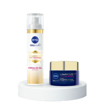 Combo Crema Reparadora De Noche 50 ml + Crema Anti-Manchas Facial Día Cellular Luminous 630 x 40 ml  