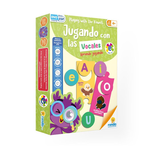 Juegos de Aprendizaje Jugando Con Las Vocales Ronda Ronda Caja x 1 Diviertete con tus amigos jugando con las vocales, aprendiendo  y relacionandolas entre ellas