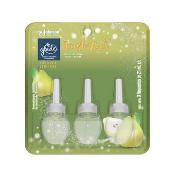 Ambientador Glade   Edición Limitada Aceites Naturales Jingle Pea x 3 und Repuesto 