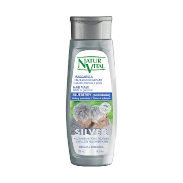 Mascarilla Capilar Natura Vital Cabellos Blancos Y Grises x 300 ml  