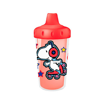 Solo Online Vaso Termico   Antiderrames   300ml   10 Oz   Marca Peanuts Color Rojo 