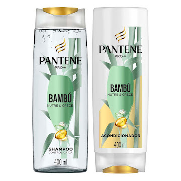 Shampoo + Acondicionador Pantene Pro-V Bambú Nutre y Crece Pack x 400 ml   