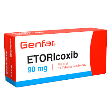 Etoricoxib 90 mg Genfar Caja x 14 Tabletas  