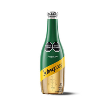 Gaseosa Schweppes Ginger Botella x 300 ml  