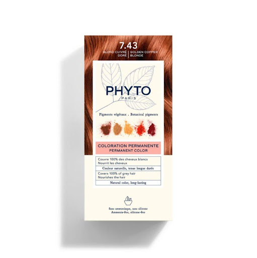 Tinte Phyto Color 7.43 Rubio Cobrizo Dorado PHYTO caja x 1 undefined