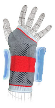 Muñequera Ortopedica Gel Para Atletas Talla M K6  Para Atletas Talla M K6 