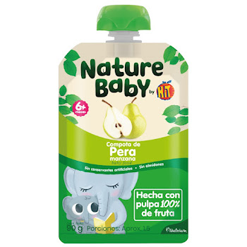 Compota Nature Baby Pera   x 90 gr  