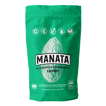 Almendras Horneadas   Manata Limón Paquete x 50 gr  