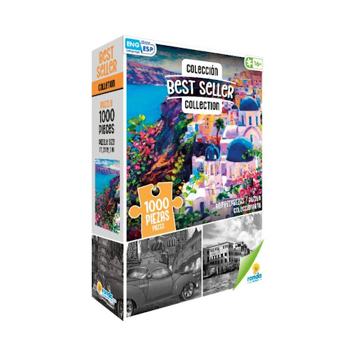 Juegos de mesa Rompecabezas x 1000 Best Seller Santorini Ronda Ronda Caja x 1 Diviértete coleccionando nuestro rompecabezas, luego utilízalo como elemento decorativo.Incentiva la memoria, la creatividad, tolerancia, e imaginación.Colección Maravillas Naturales Escanea el código