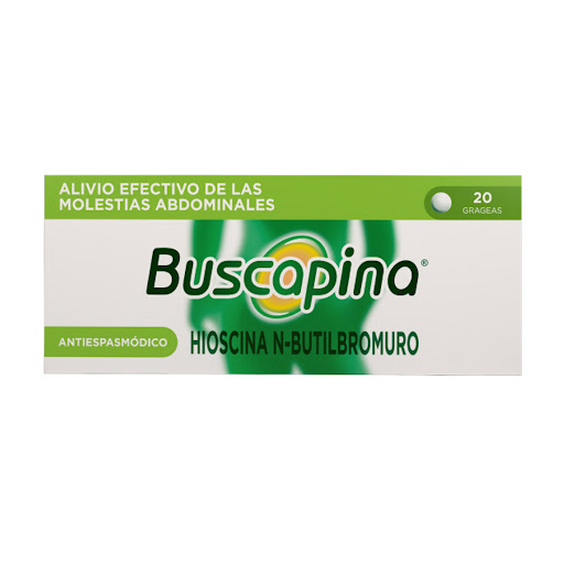 Buscapina Hioscina N Butilbromuro 10 mg Opella x 20 Grageas