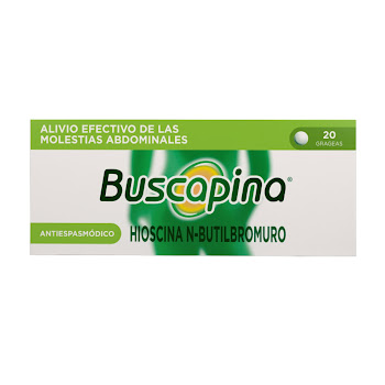 Buscapina Hioscina N Butilbromuro 10 mg Opella x 20 Grageas  