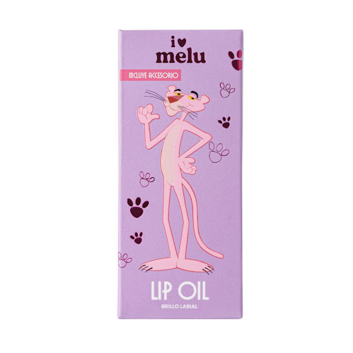 Labial Lip Oil Melu Pantera Rosa Velvet Gloss Caja x 4,5 ml