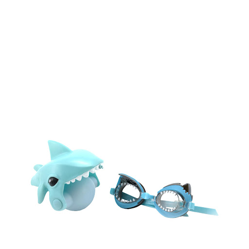 Set de Lanzador y Gafas Acuáticas Diseño Tiburón Aqua Trendz Aqua Trendz Caja x 1 ĦDispara y mójate con el lanzador y gafas de agua! Es el accesorio de agua perfecto para sumergirse en la diversión, perfecto para actividades familiares, fiestas, juegos al aire libre, playa, jardín,