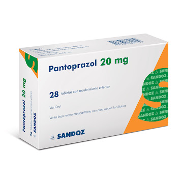 Pantoprazol 20 mg Sandoz Caja x 28 Tabletas  