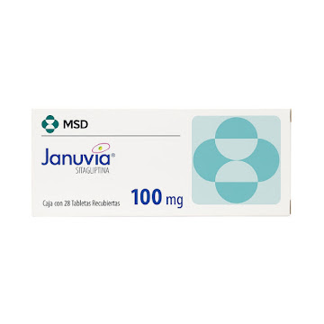 Januvia Sitagliptina 100 mg MSD Caja x 28 Tabletas  