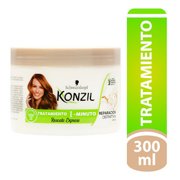 Tratamiento Capilar Konzil 1min Reparacion x 300 ml  