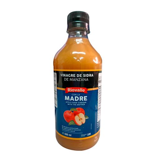 Vinagre de Manzana con la Madre Riovalle Megamarket Botella x 1 Vinagre de Manzana con la Madre RIOVALLE X 500 ml, conserva sus componentes naturales para mayor pureza y calidad. Ideal para aderezos, bebidas y preparaciones saludables. Sabor auténtico y versátil p