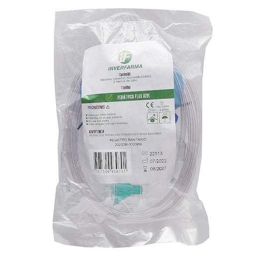 Kit Nebulización Plus Inverfarma Azul Mascara Elefante x 1 und
