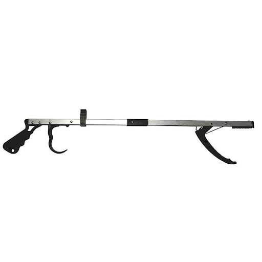 Alcanzador Metálico Herramienta De Agarre APEX CAREX  x 1 Alcanzador para recoger artículos a distancia, con brazo extensor y gatillo que facilita el agarre de elementos.