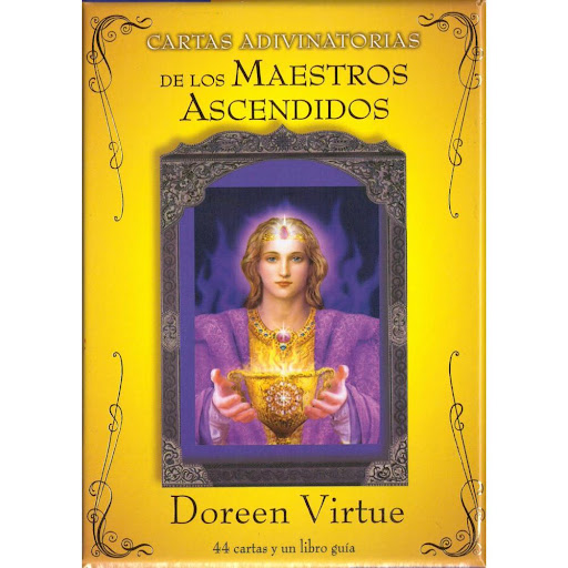 Cartas Adivinatorias De Los Maestros Ascendidos Guy Tredaniel Libro x 1.0 Cartas Adivinatorias De Los Maestros Ascendidos   A petición de sus lectores, Doreen Virtue ha creado un nuevo y excelente juego de adivinación con el objetivo de familiarizarnos con los maestros espi