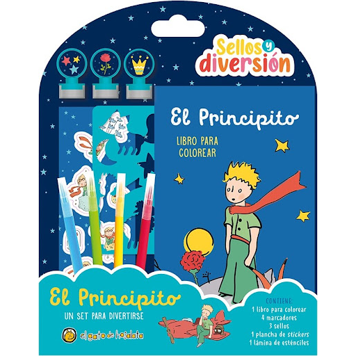 Libro El Gato de   Hojalata Sellos y Diversión El Principito x 1 und