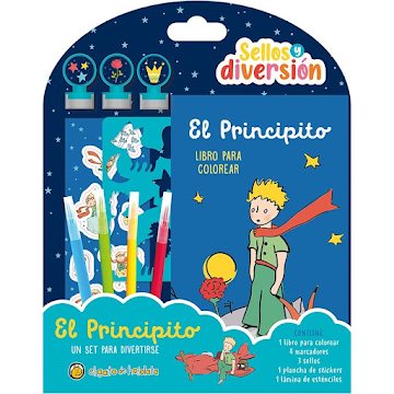 Libro El Gato de   Hojalata Sellos y Diversión El Principito x 1 und 