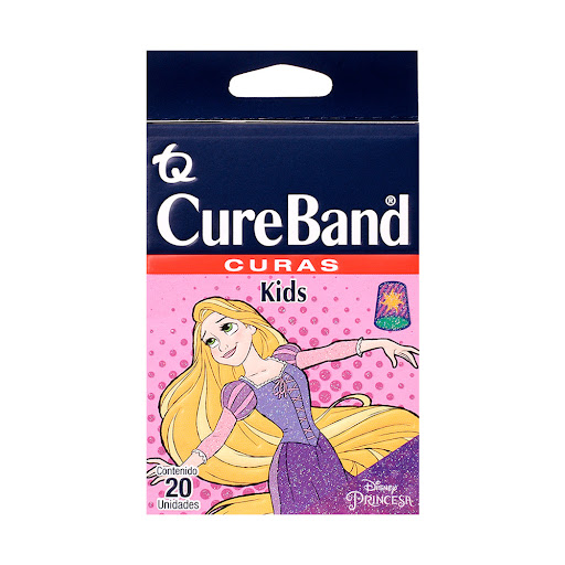 Curas Cure Band Premium Kids Princess Caja x 20 und