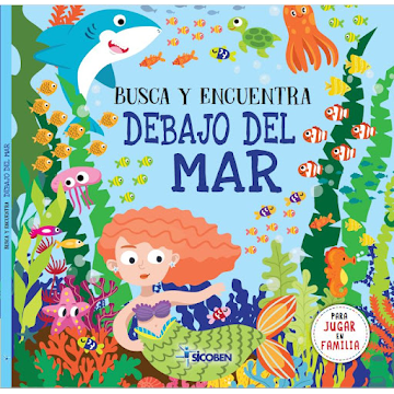 Libro Sicoben De Lectura Busca Y Encuentra Debajo Del Mar x 1 und  
