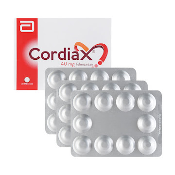 Cordiax Telmisartán 40 mg Abbott Caja x 30 tabletas  