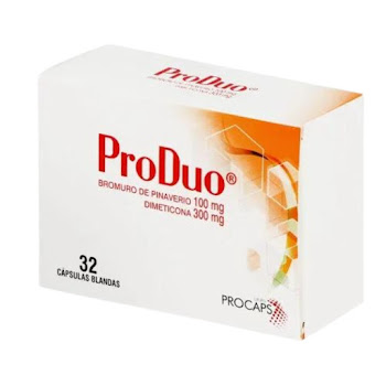Produo Bromuro De Pinaverio + Dimeticona 100mg/300mg Procaps Caja x 32 Cápsulas  