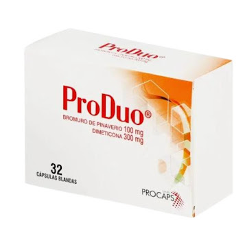 Produo Bromuro De Pinaverio + Dimeticona 100mg/300mg Procaps Caja x 32 Cápsulas  