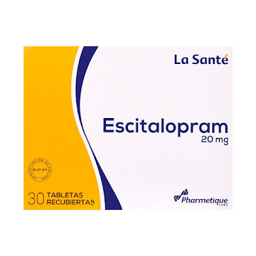 Escitalopram 20 mg La   sante Caja x 30 Tab  