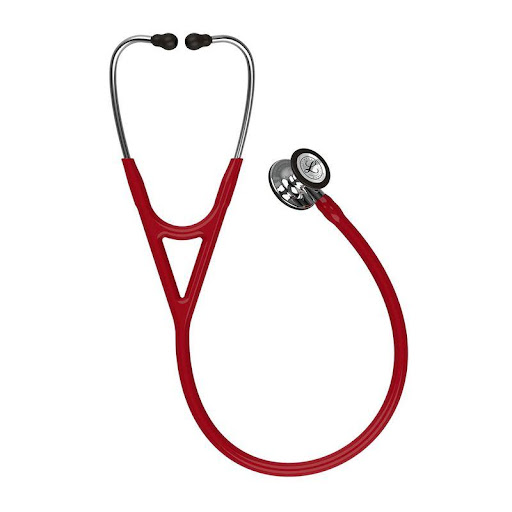 Estetosc Litman Card Iv High P/E Burgu-M Littmann  x 1 Estetoscopio color burdeos con acabado metálico, diseñado para ofrecer un rendimiento acústico superior en la auscultación de sonidos cardíacos, pulmonares y otros órganos. Su estructura robusta y erg