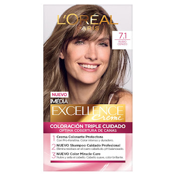 Tinte Loreal Excellence   Tono 7.1 Kit x 1 und  