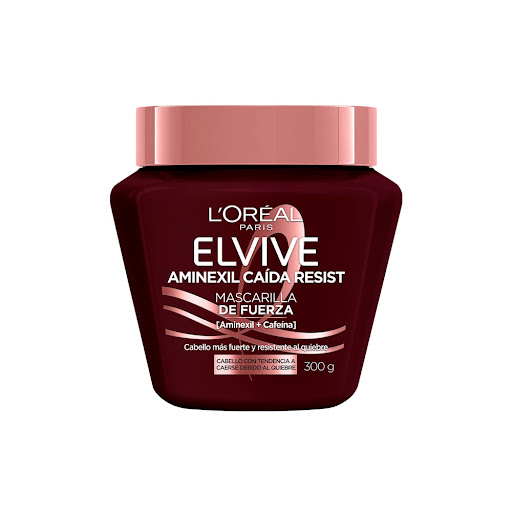 Mascarilla Elvive L'Oréal París Anticaída Aminexil Frasco x 300 ml