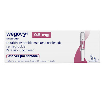Wegovy Semaglutida 0,5mg Pluma Prellenada Caja x 1 Und  