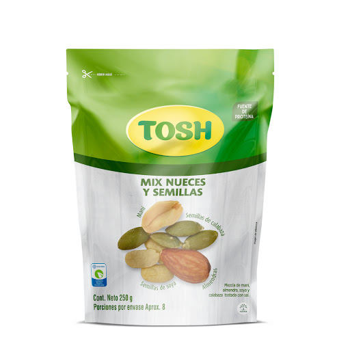 Pasabocas Tosh Nueces Y Semillas Paquete x 250 gr