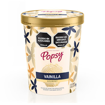 Helado Popsy Vainilla Gourmet x 1 lt  