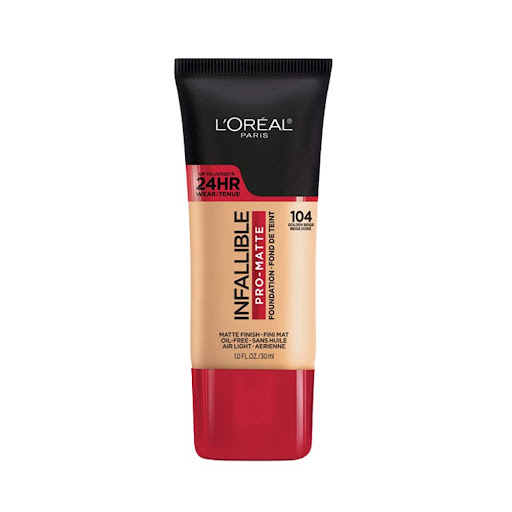 Base liquida Loreal Paris Infallible Pro-Matte Golden Beige x 30Ml