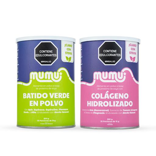 Combo Glow Up (Vainilla) Mumu Tarro x 500 gr Colágeno Hidrolizado Sabor Vainilla + Batido Verde en Polvo

¿Quieres sumar nutrición y vitalidad en tu día?

El Combo Glow Up incluye Batido Verde y Colágeno Hidrolizado, dos aliados que aportan fibr