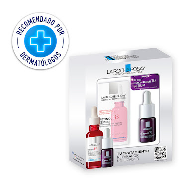 Oferta Pack La Roche   Posay Serum Retinol B3 x 30ml + Serum Mini Niacinamida x 10ml  