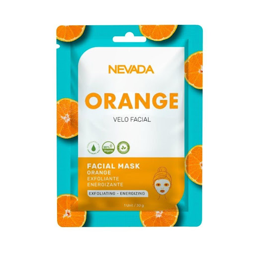 Mascarilla Facial Naranja Nevada Sobre x 3 Sobres