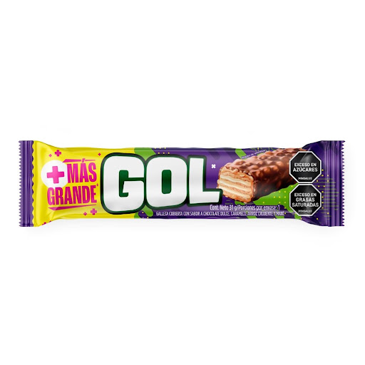 Chocolatina Gol Extra Contenido x 31 gr