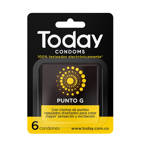 Condón Today Preservativo Punto G x 6 und