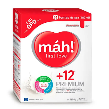 Fórmula Infantil Máh +12 Meses Premium Con Opo x 1600 gr  