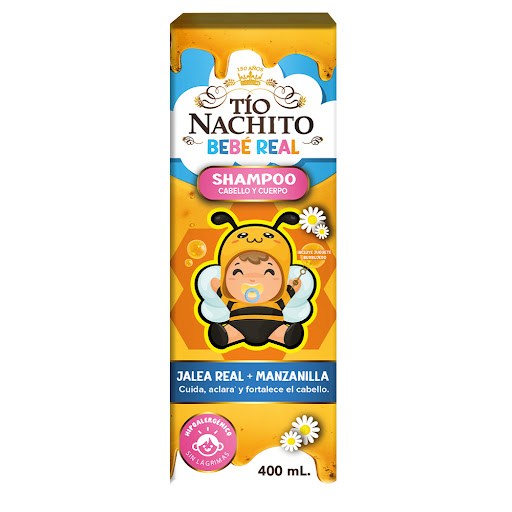 Shampoo Tio Nachito para   Bebé Cabello Y Cuerpo x 400 ml